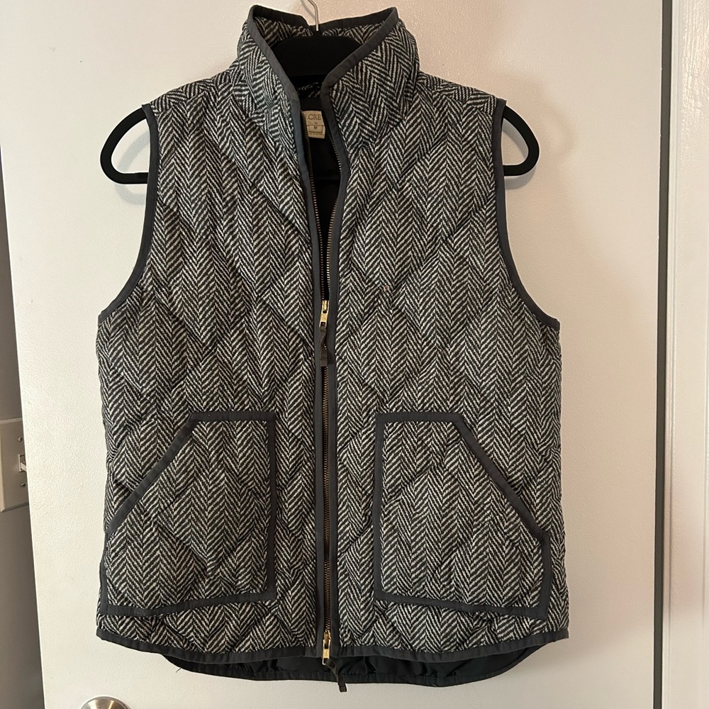 Herringbone Puffer Vest